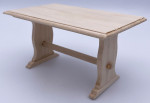 TABLE ALSACIENNE NON VERNIE