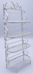 ETAGERE DE BOULANGERIE EN METAL BLANC