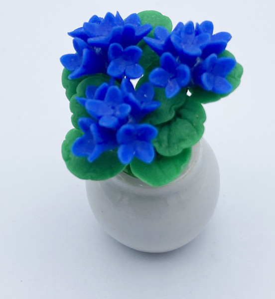 PETIT VASE BLANC AVEC FLEURS