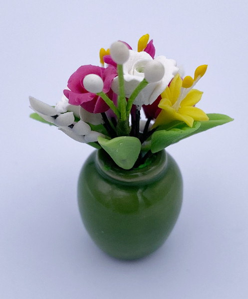 FLEURS MIXTE (VASE VERT)