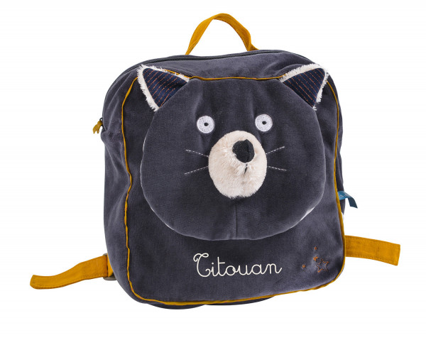 SAC À DOS BRODÉ - « LES MOUSTACHES »