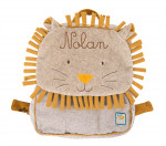 SAC À DOS BRODÉ (LION - ELEPHANT - GIRAFE)