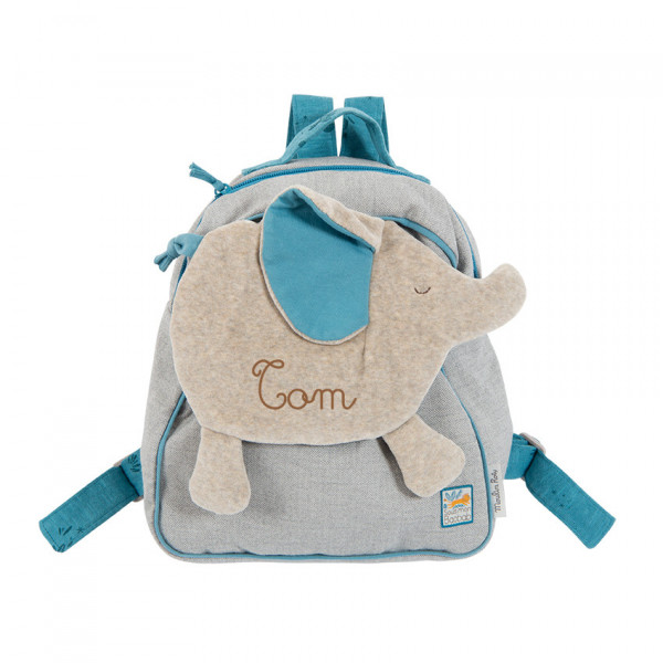 SAC À DOS BRODÉ (LION - ELEPHANT - GIRAFE)