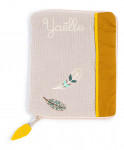 PROTÈGE CARNET DE SANTE BRODÉ - À PLUMES