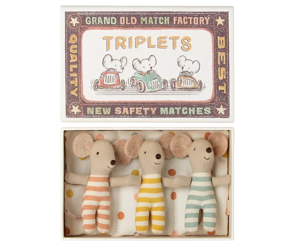 MAILEG - TRIPLE SOURIS BEBE