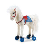 STEIFF - CHEVAL OLIVIA A ROULETTES