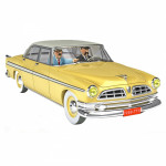 LES VOITURES DE TINTIN - LA VOITURE DES RAVISSEURS
