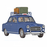LES VOITURES DE TINTIN - LE TAXI DE MOULINSART