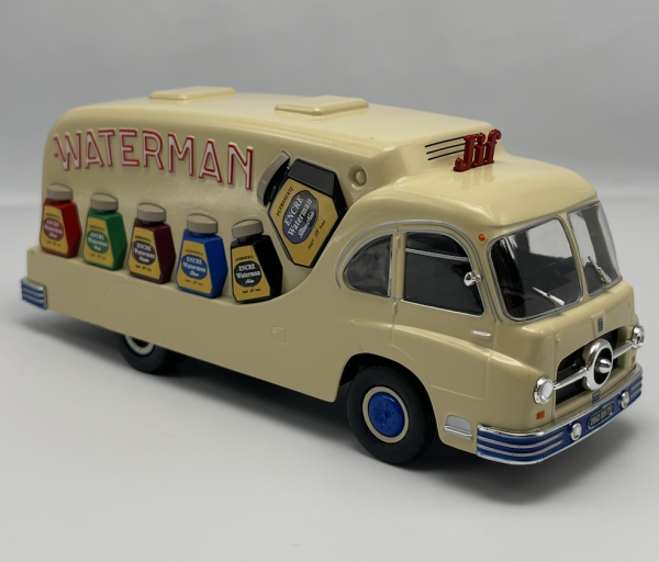 VOITURE PEUGEOT D3A/D4A FOURGON PUBLICITAIRE WATERMAN TOUR DE FRANCE