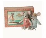 PAPA ET MAMAN SOURIS DANS LEUR BOITE À CIGARES