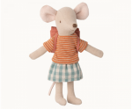 SOURIS TRICYCLE GRANDE SOEUR ET SON SAC