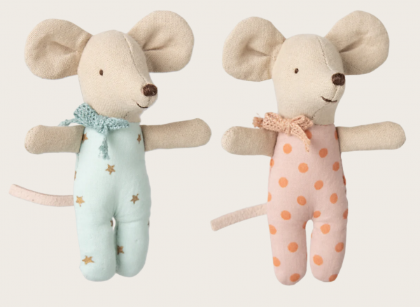 MAILEG - JUMEAUX BEBES SOURIS
