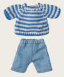 MAILEG - PULL TRICOT ET PANTALON, GRAND FRERE SOURIS
