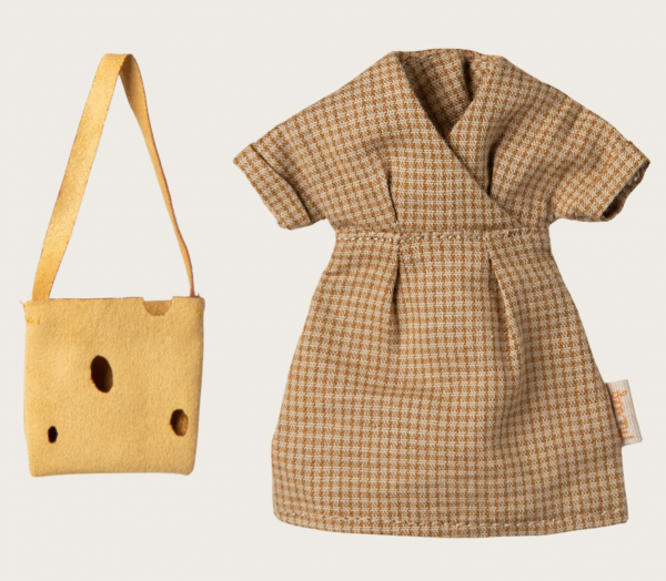 MAILEG - MAMAN SOURIS SAC FROMAGE