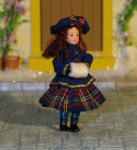 JEUNE FILLE EN TENUE D'HIVER