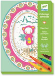 COLORIAGE DENTELLES - PETITE OURSE