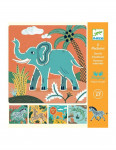 5 POCHOIRS - ANIMAUX SAUVAGES