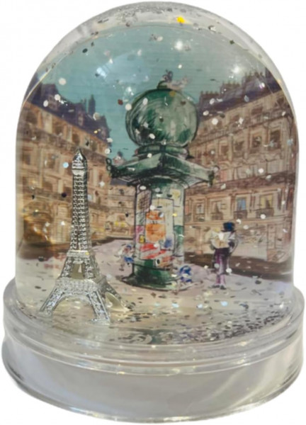 BOULE A NEIGE - COLONNE MORRIS
