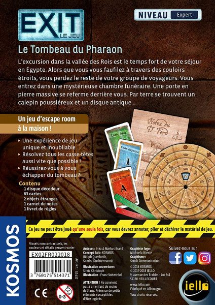 EXIT - TOMBEAU DE PHARAON