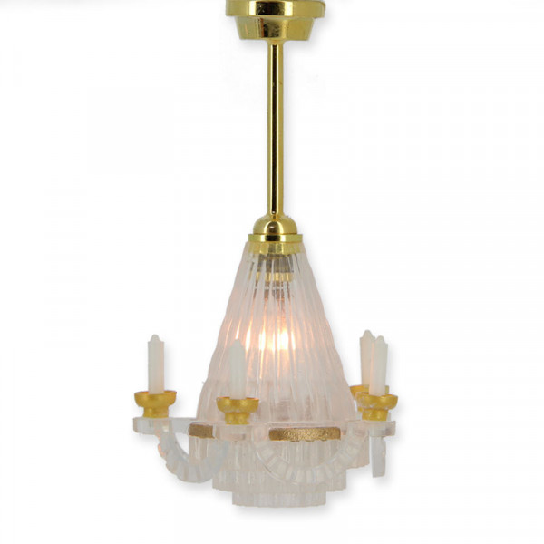 LAMPE LUSTRE AVEC EFFET BOUGIES
