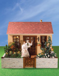 KIT PAVILLON PARISIEN AVEC JARDIN - BOIS BRUT