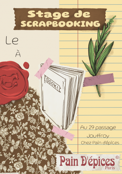 STAGE INITIATION SCRAPBOOKING  - SAMEDI 17 MAI 2025