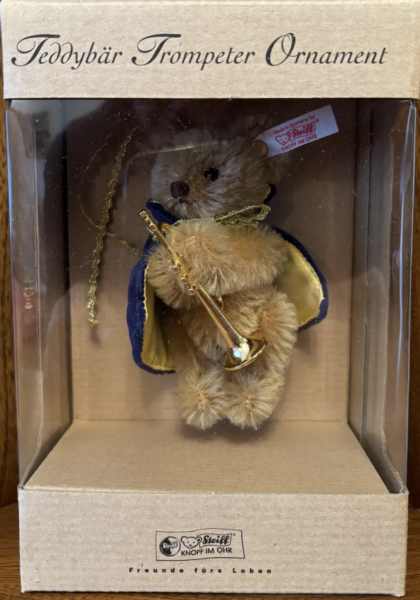 STEIFF _ PETIT TEDDY TROMPETTISTE
