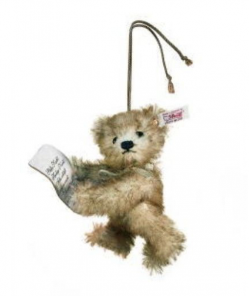 STEIFF - PETIT TEDDY AVEC PARCHEMIN - 2005