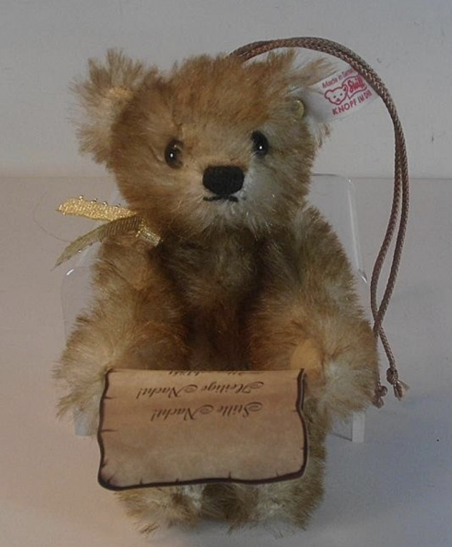 STEIFF - PETIT TEDDY AVEC PARCHEMIN - 2005