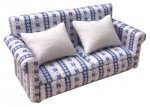 CANAPE TISSUS BLEU