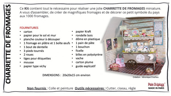 KIT CHARRETTE DE FROMAGES