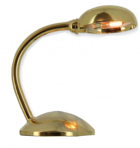 LAMPE DE BUREAU DOREE 12V
