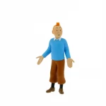 FIGURINE PVC - TINTIN EN PULL BLEU 8.5 CM