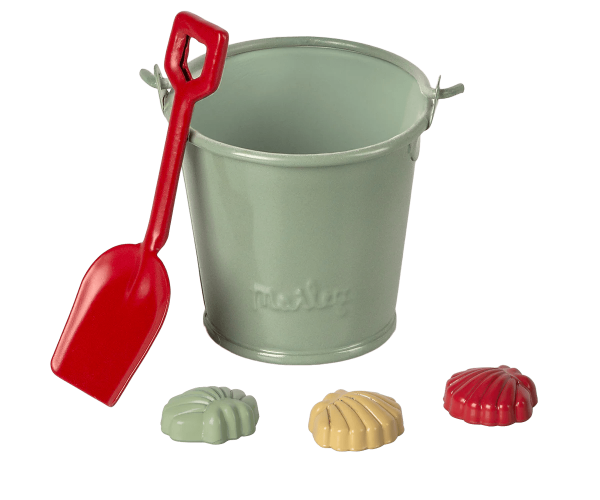 MAILEG - Set de plage - seau, pelle et coquillages